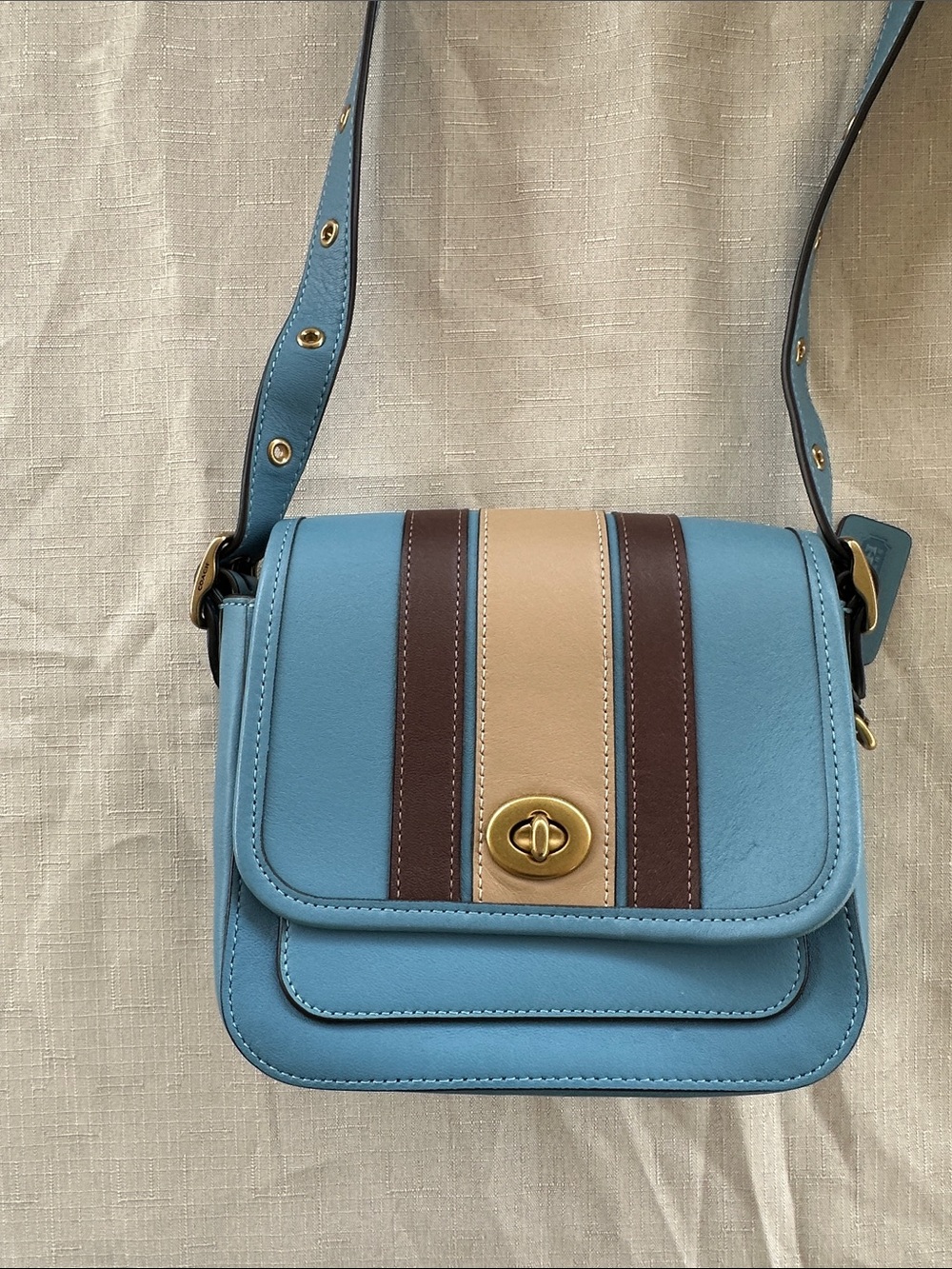 Coach rambler 16 crossbody in blue 2020